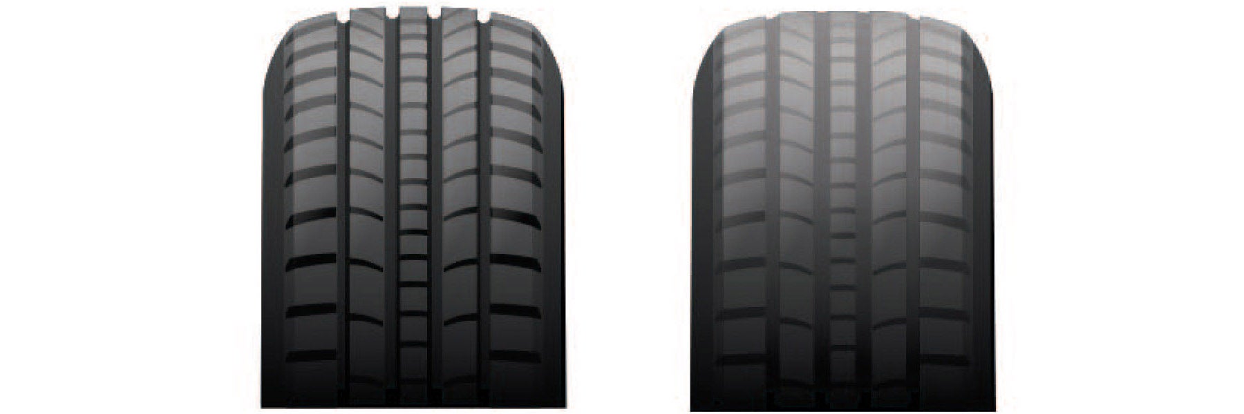 Tire tread depth comparison at Union County Kia in Monroe NC