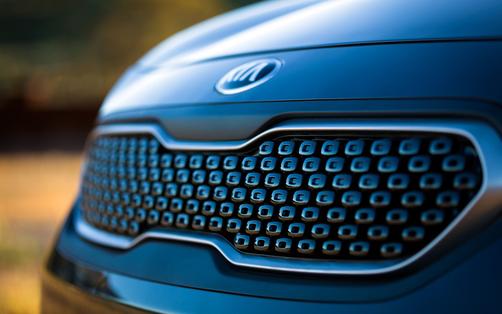 front faschia of a kia